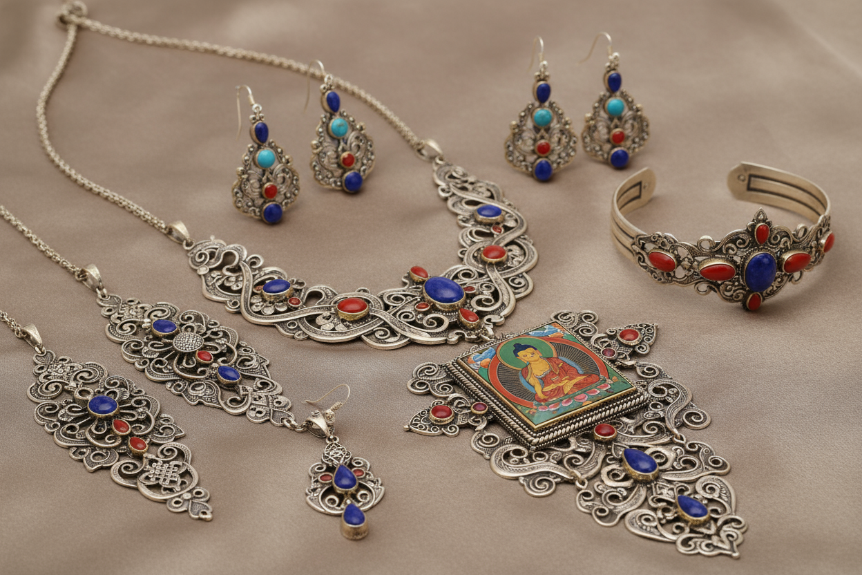 Tibetan artistic jewelry
